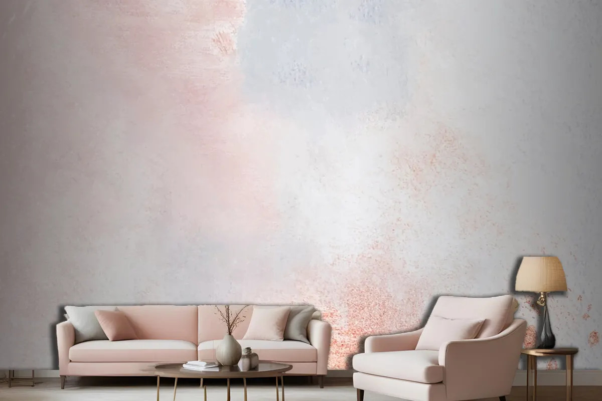 Pastel Oil Painting On Canvas Background Living Room Wallpaper