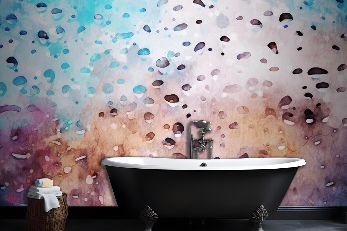 Splatter Ink Watercolor Texture Artwork Wallpaper Mural