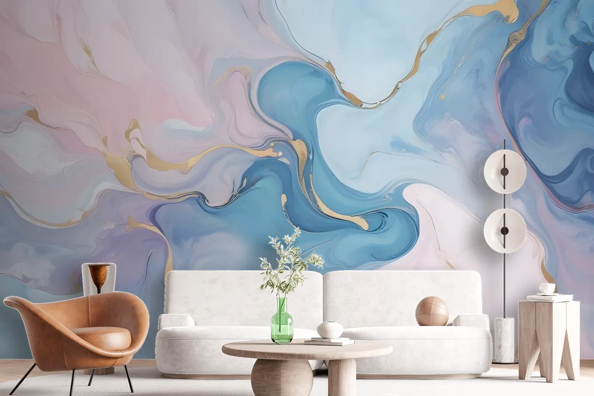 Abstract Art Marble Wallpaper Mural