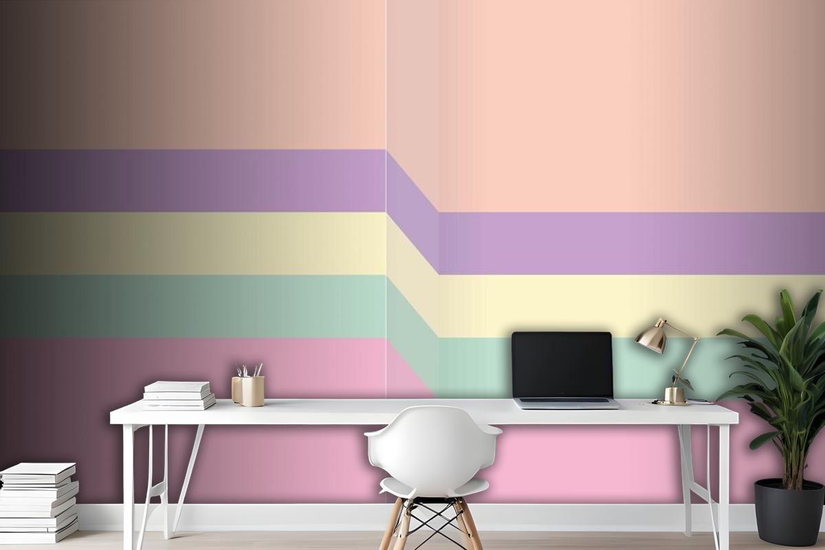 Abstract Colorful Wall Background Wallpaper Mural