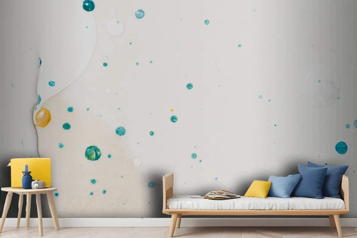 Aesthetic Background Handmade Experimental Art Wallpaper Mural