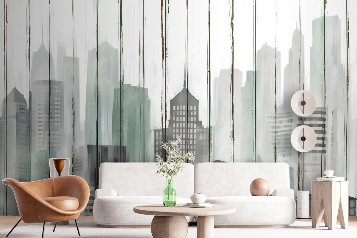 Cityscape Wallpaper Mural