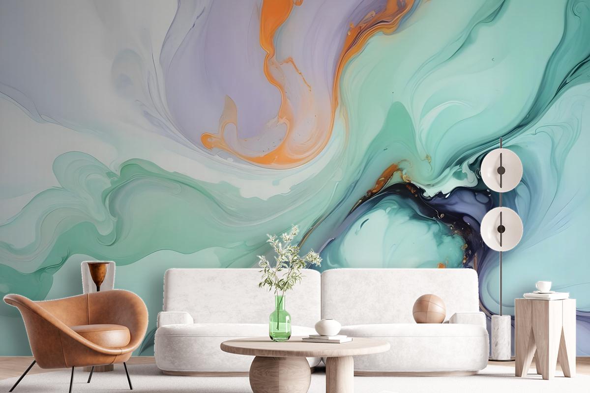 Colorful Marble Wallpaper Mural