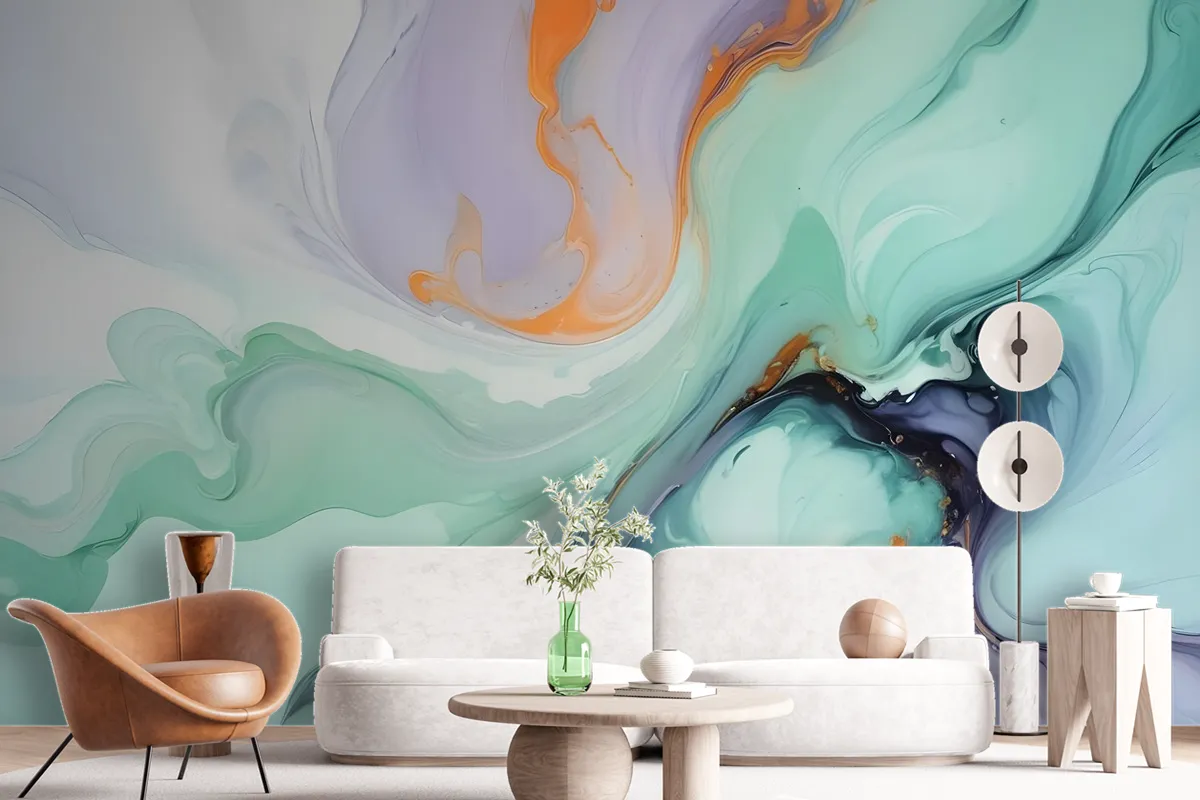 Colorful Marble Wallpaper Mural