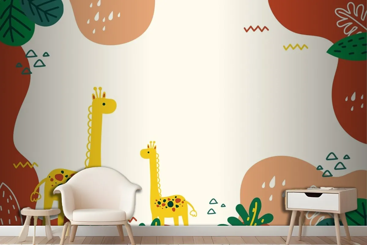 Hand Drawn Doodle Background Wallpaper Mural