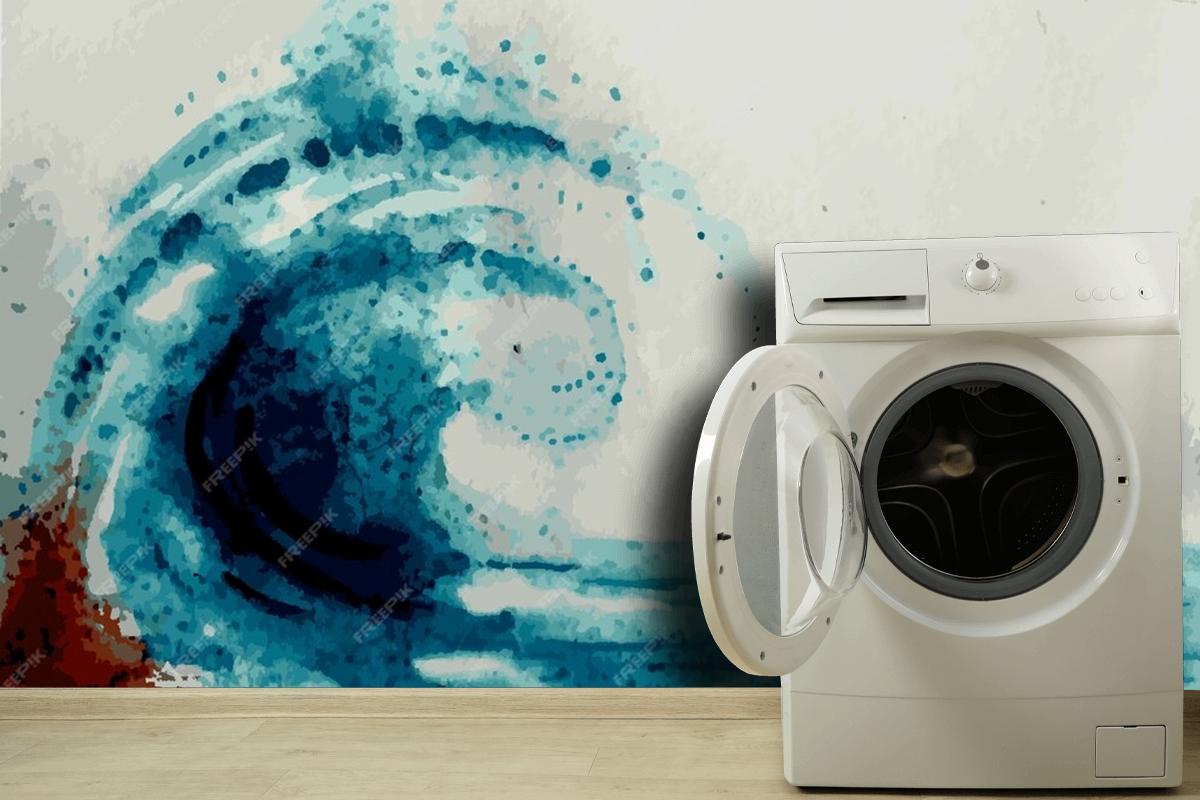 Seascapes Watercolor Laundry Room Wallpaper Mural