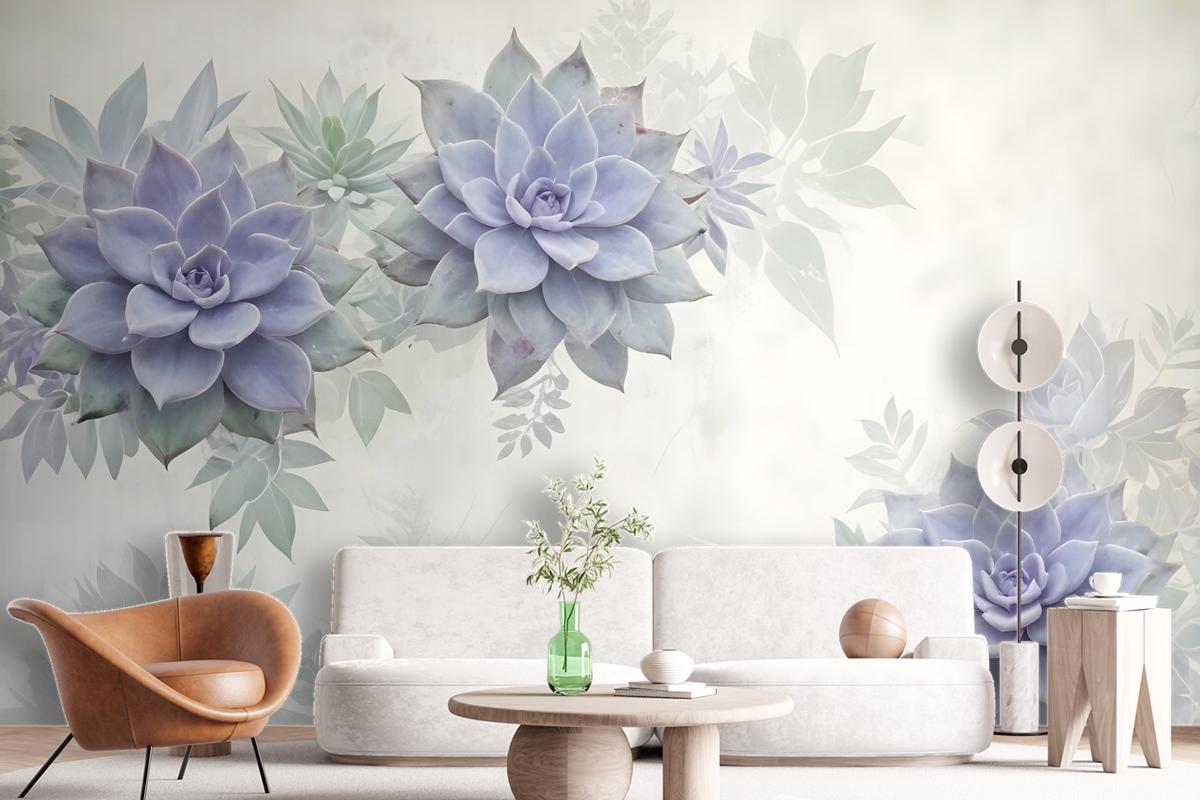 Soft Petal Floral Wallpaper Mural