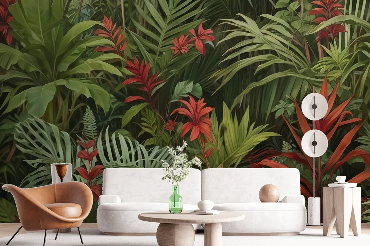 Tropical Rainforest Wallpaper Mural