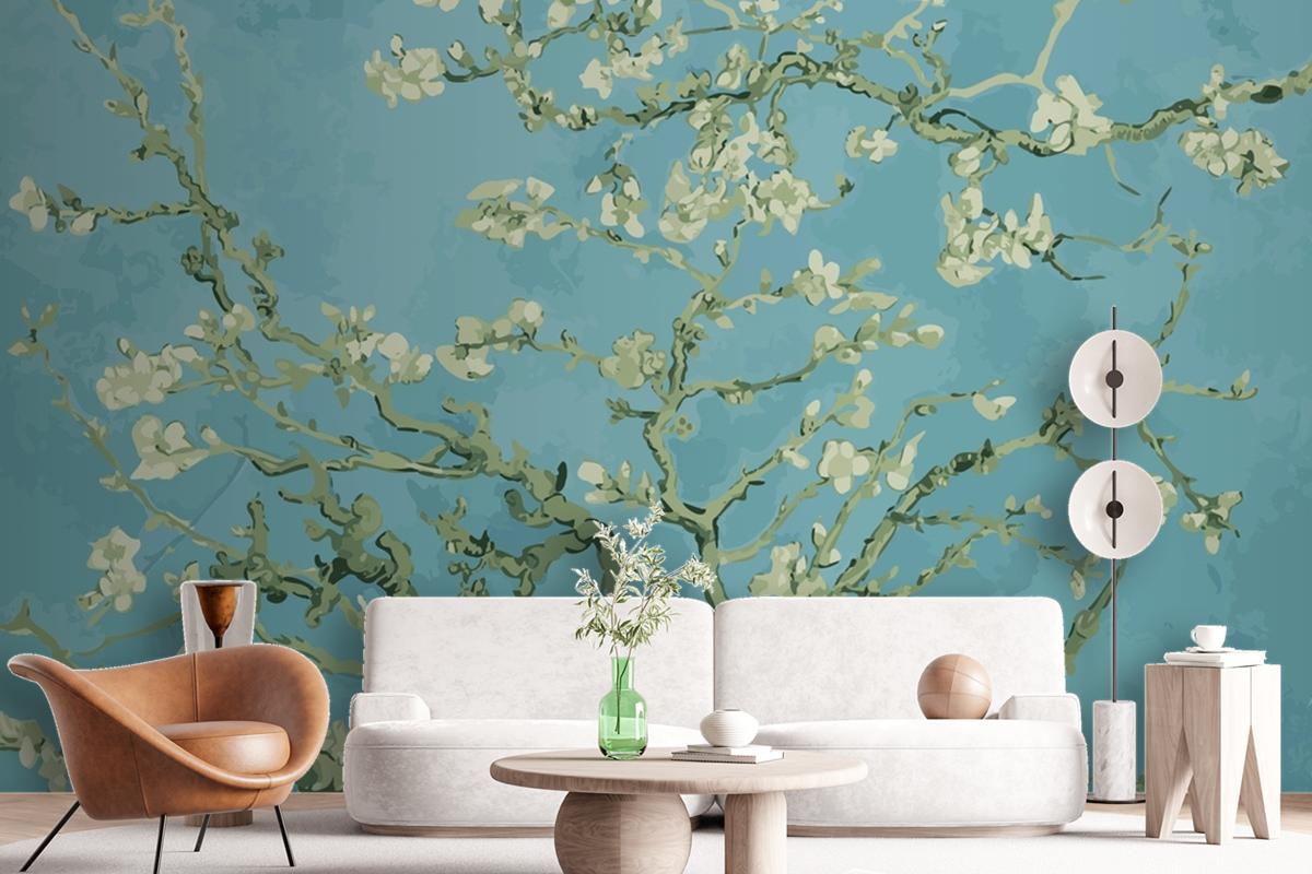 Van Gogh Almond Blossom Wallpaper Mural