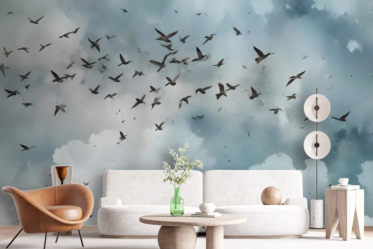 Watercolor Splash Art Wallpaper Mural