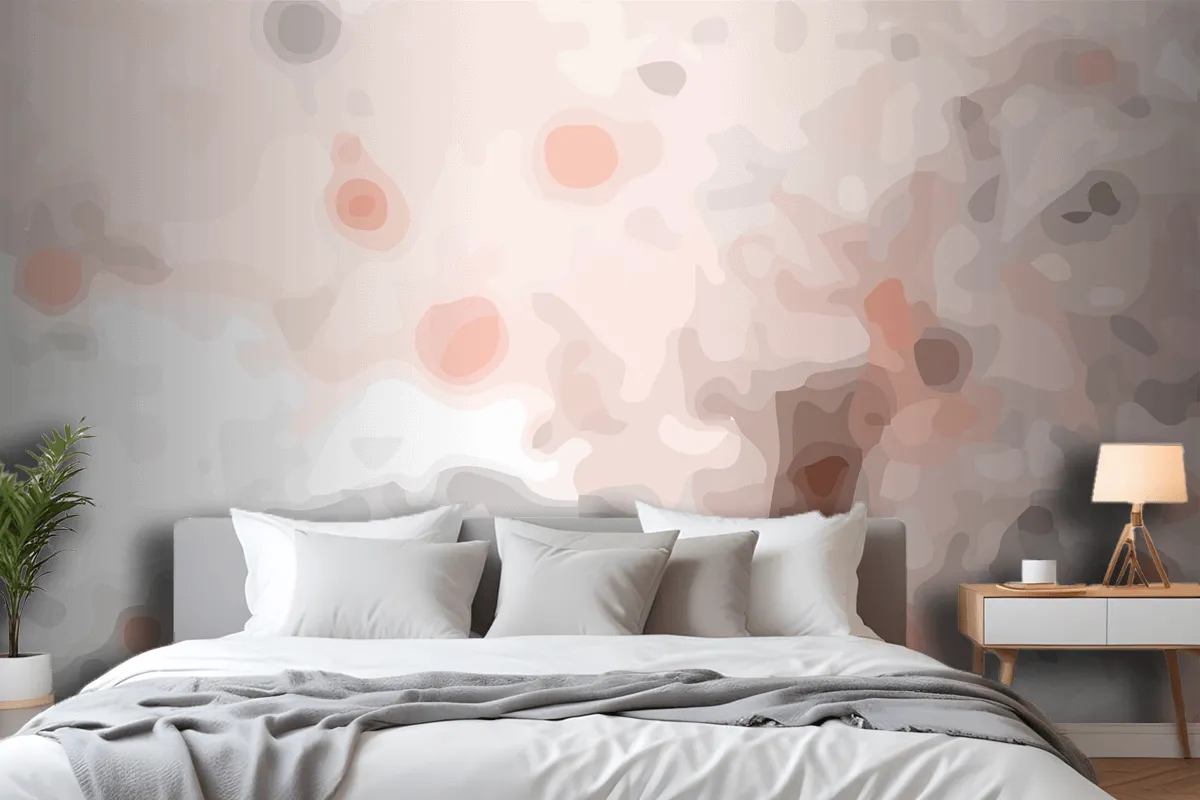 Hand Painted Watercolor Abstract Wallpaper Mural