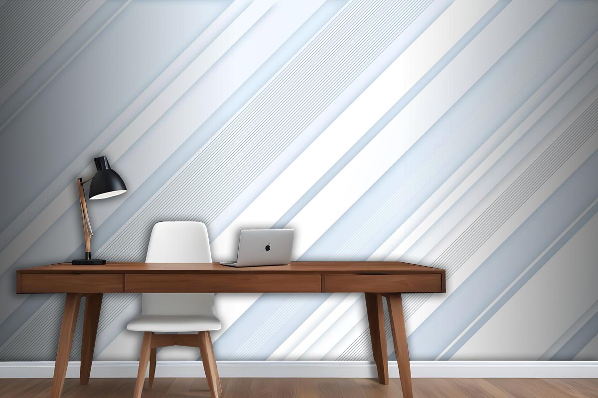 Paper Style Dynamic Lines Background Wallpaper Mural