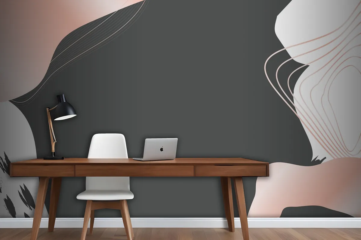 Abstract Background Office Wallpaper Mural