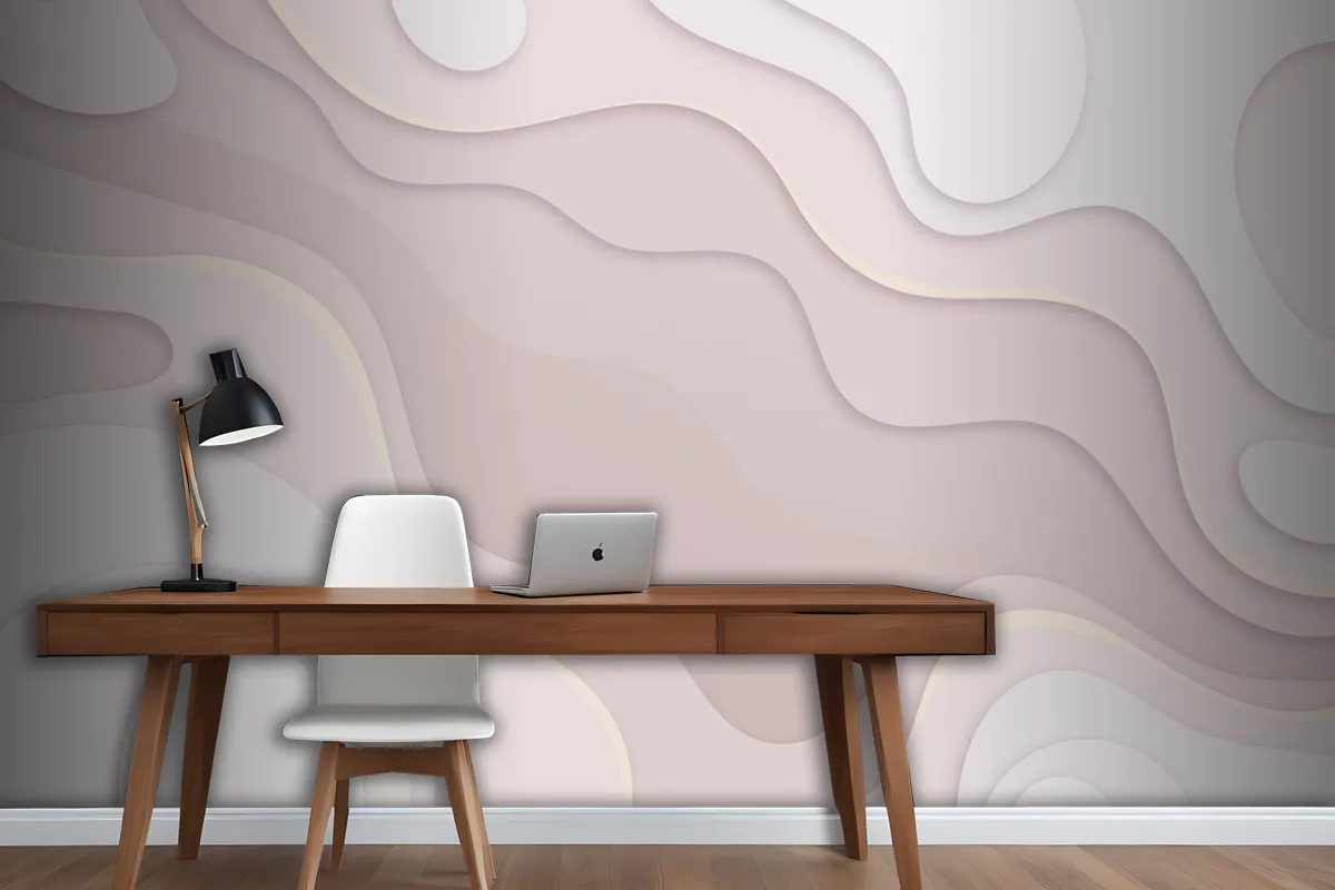 Abstract Paper Style Wallpaper Mural