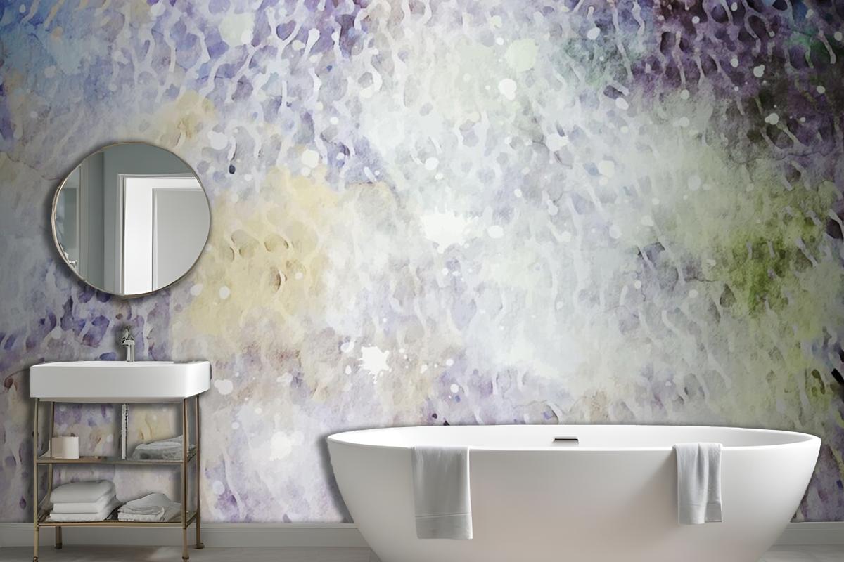 Detailed Vector Watercolor Wallpaper Mural