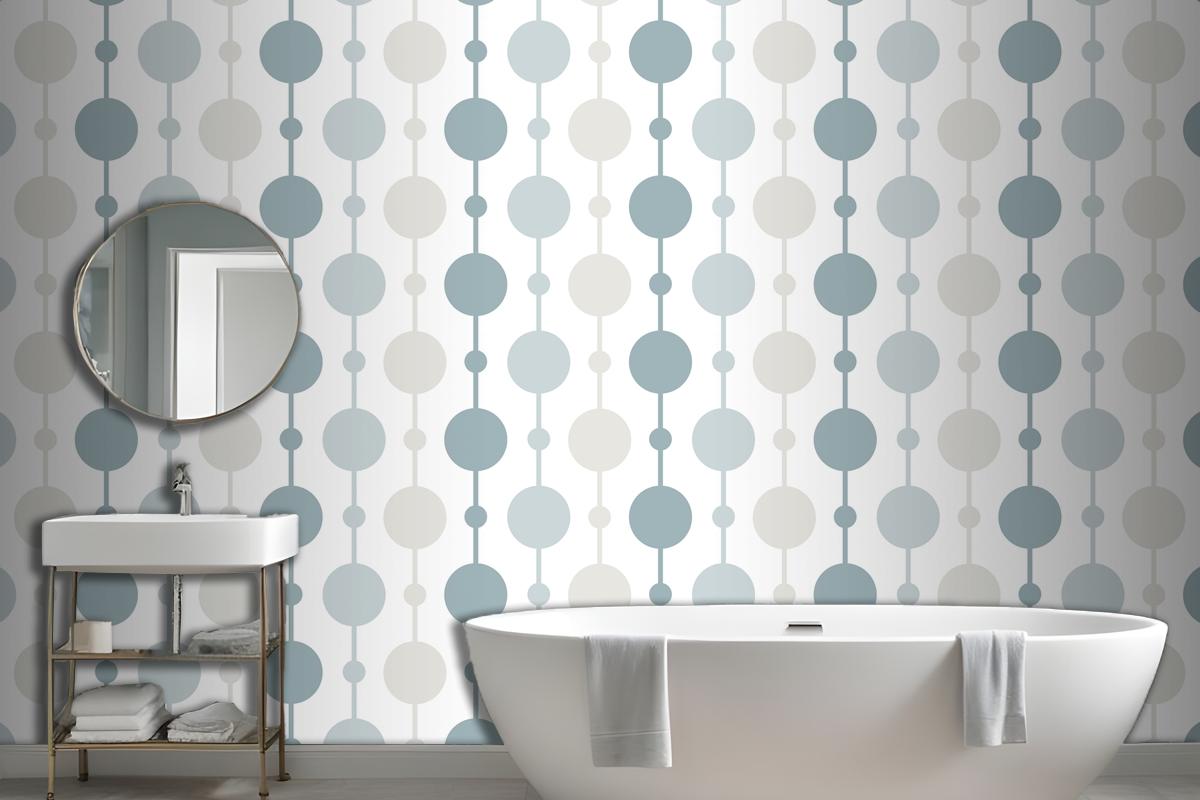 Flat Design Nordic Pattern Wallpaper Mural