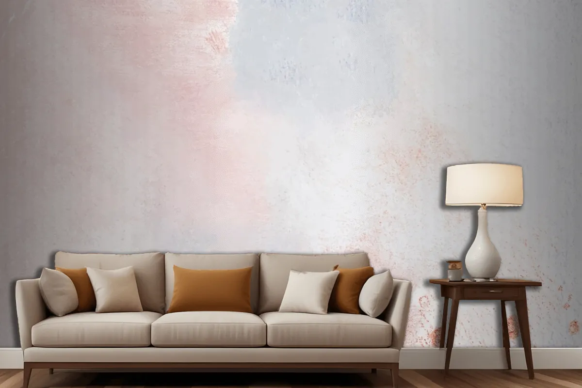 Pastel Oil Painting On Canvas Background Living Room Wallpaper