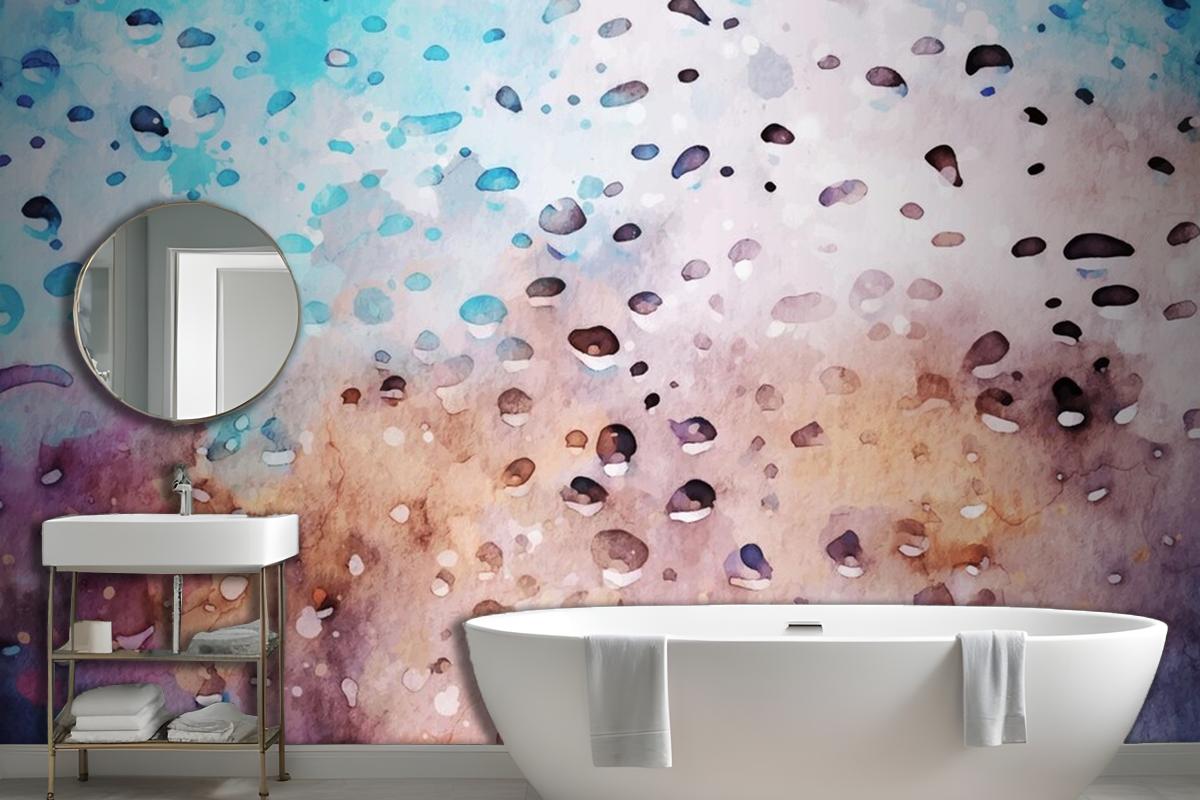 Splatter Ink Watercolor Texture Artwork Wallpaper Mural