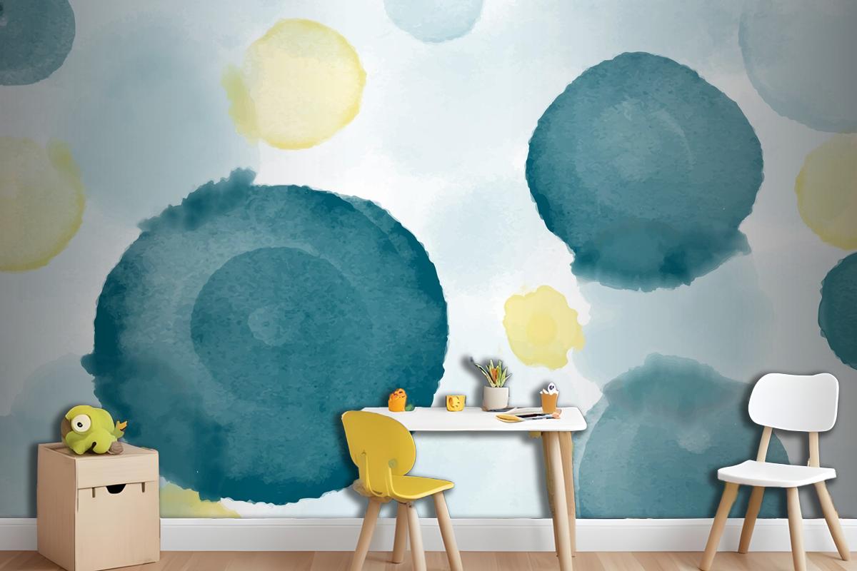 Abstract Watercolor Background Wallpaper Mural