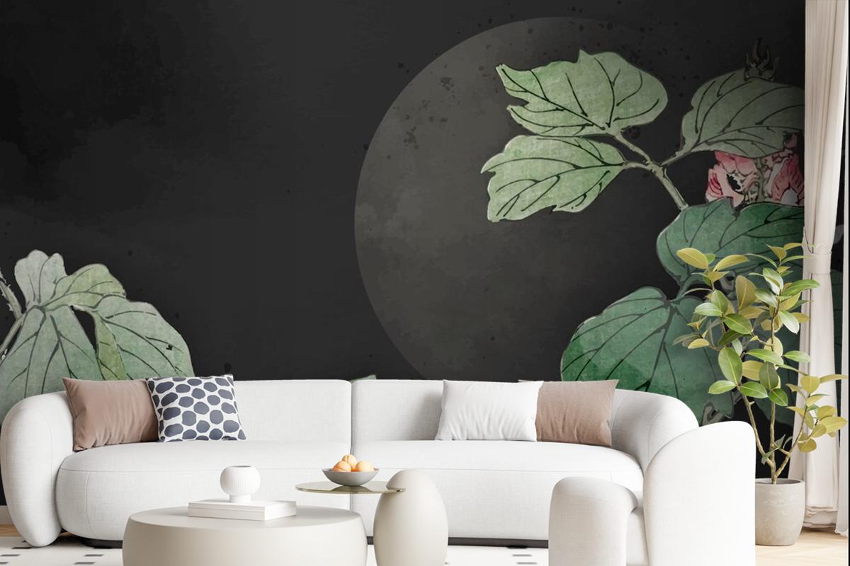 Blank Leafy Background Wallpaper Mural