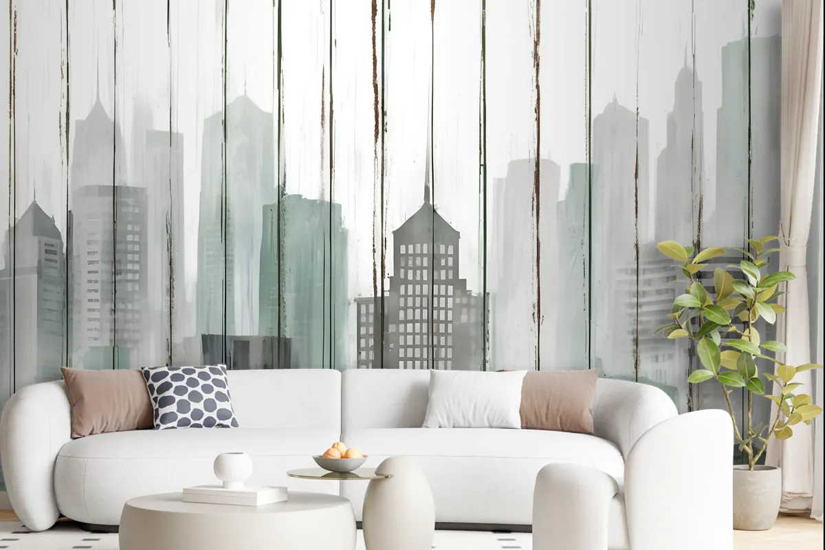 Cityscape Wallpaper Mural