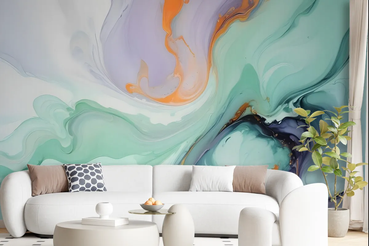 Colorful Marble Wallpaper Mural