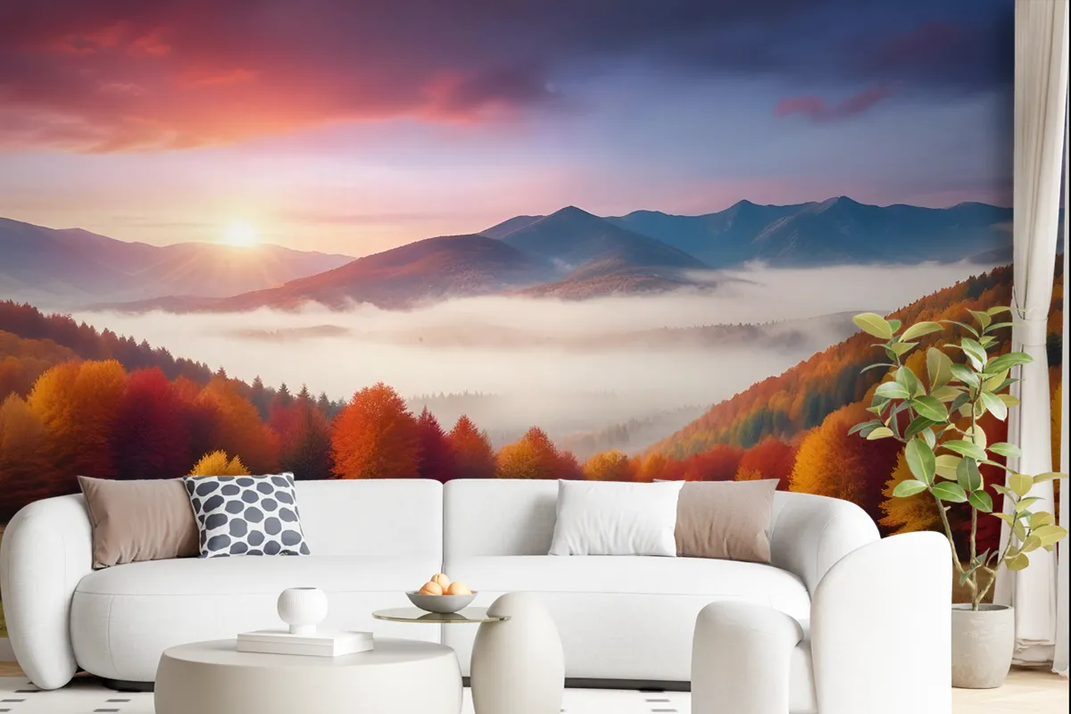 Colorful Nature Autumn Wallpaper Mural