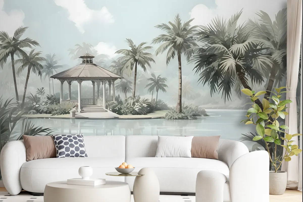 Exotic Landscape Wallpaper Mural