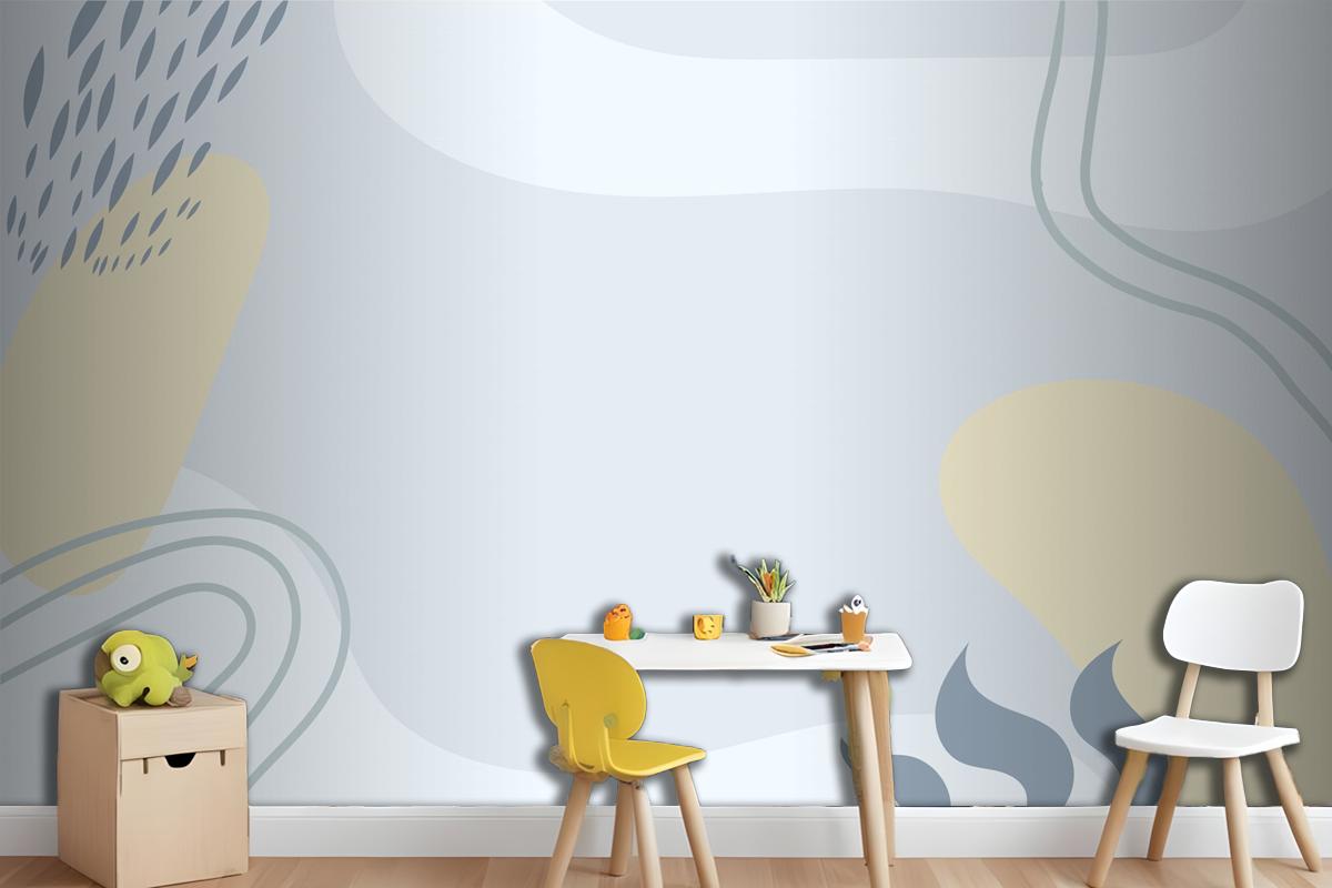 Hand Drawn Minimal Wallpaper Mural