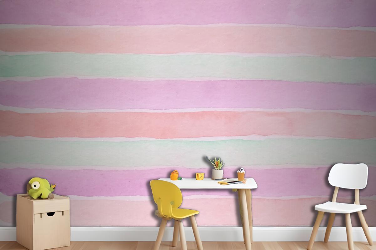 Hand Painted Watercolor Wallpaper Mural