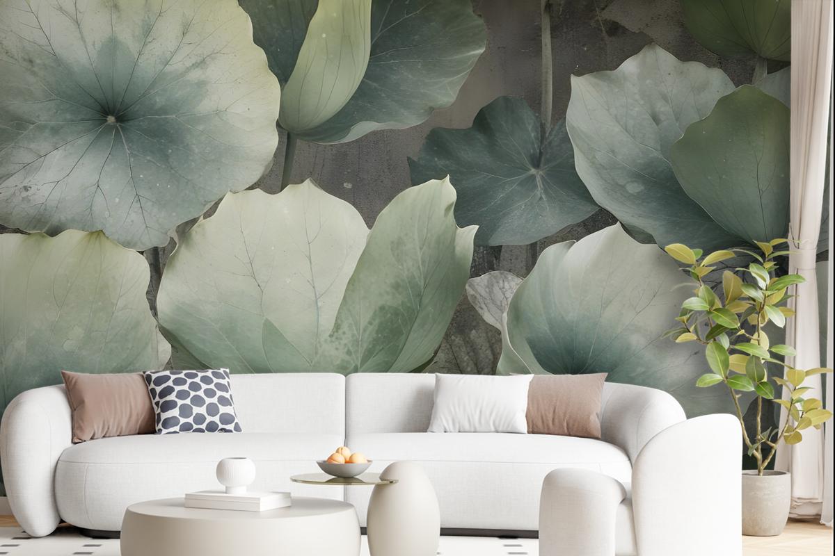 Lotus Leaf Wallpaper Mural