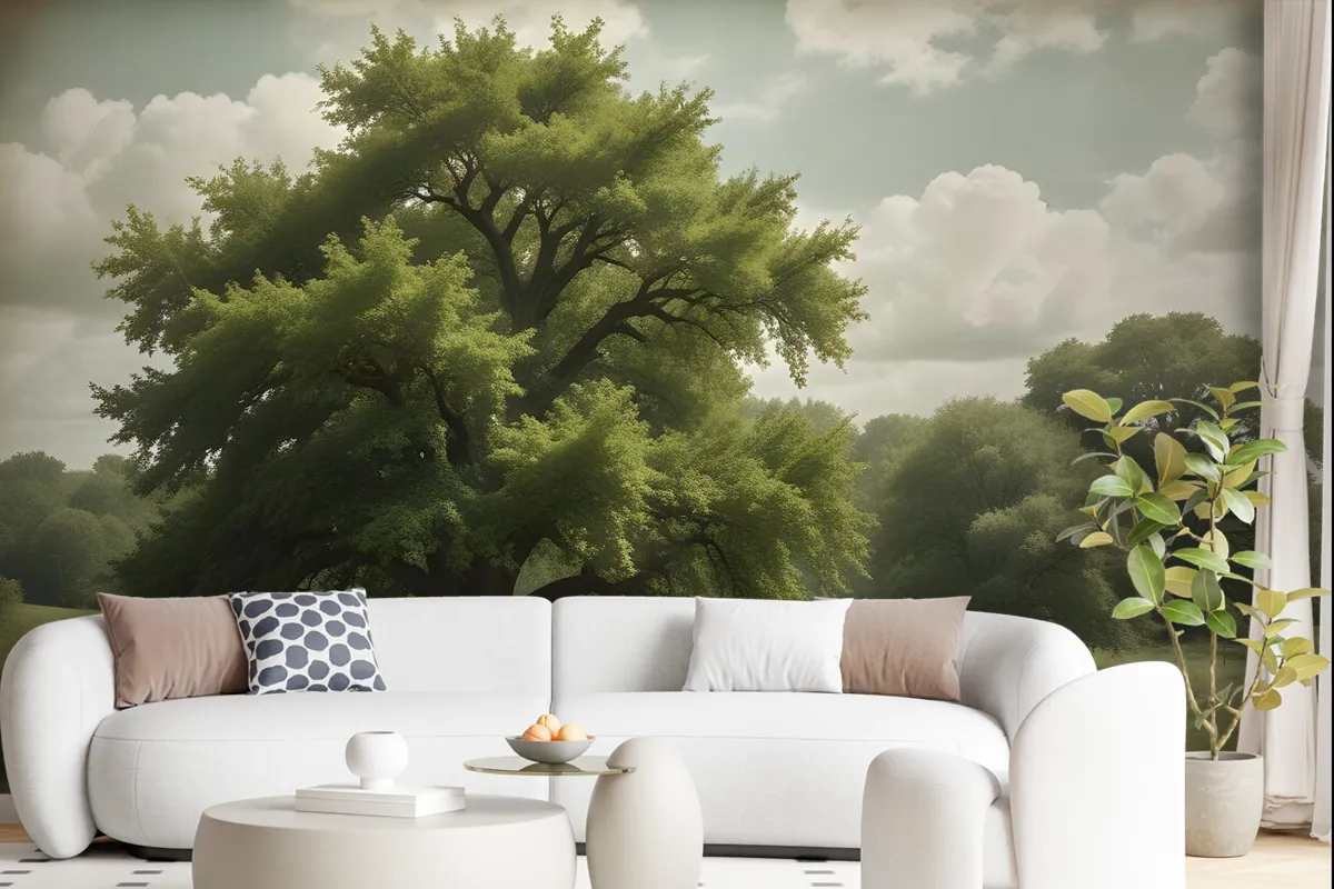 Rural Life View Wallpaper Mural