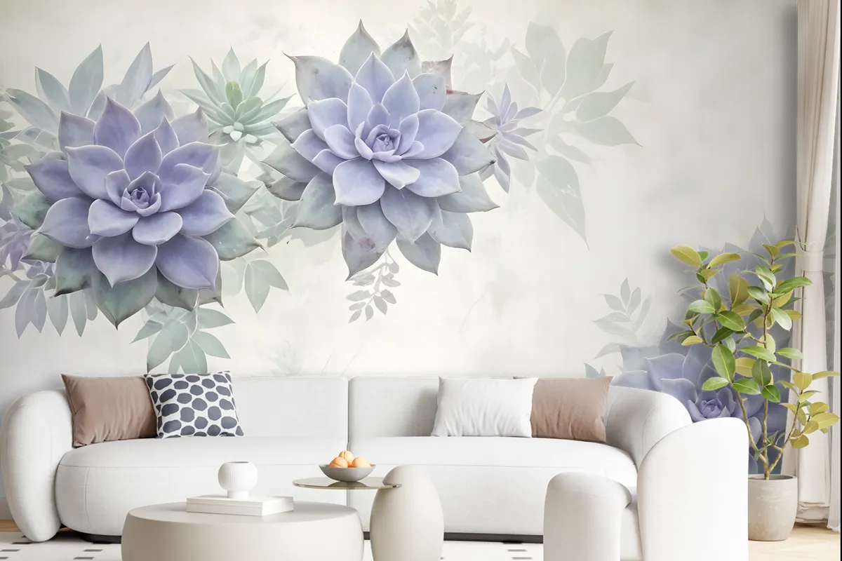 Soft Petal Floral Wallpaper Mural