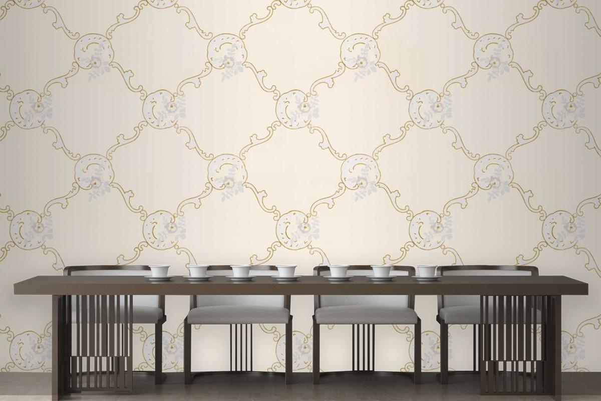 Vintage Ornamental Pattern Wallpaper Mural