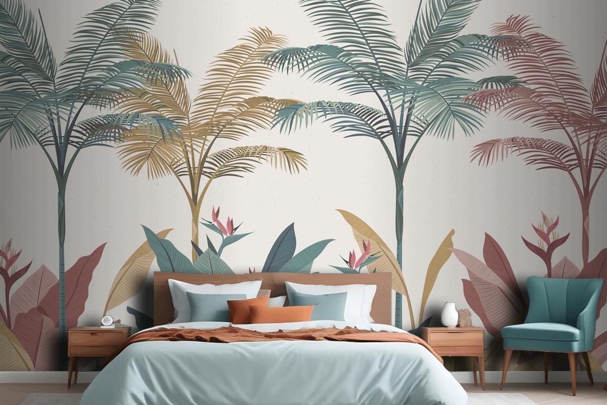 Tropical Design Wallpaper Mural