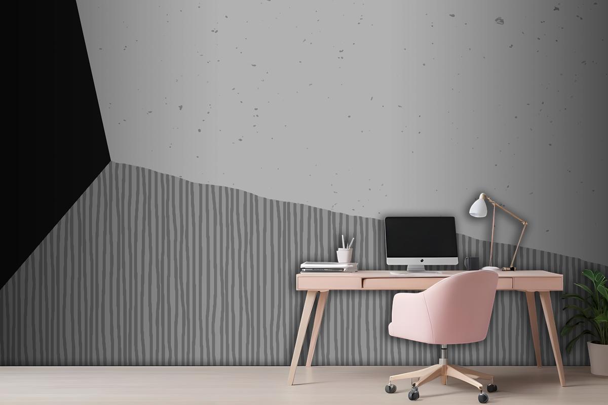 Abstarct Background In Black And White Wallpaper Mural