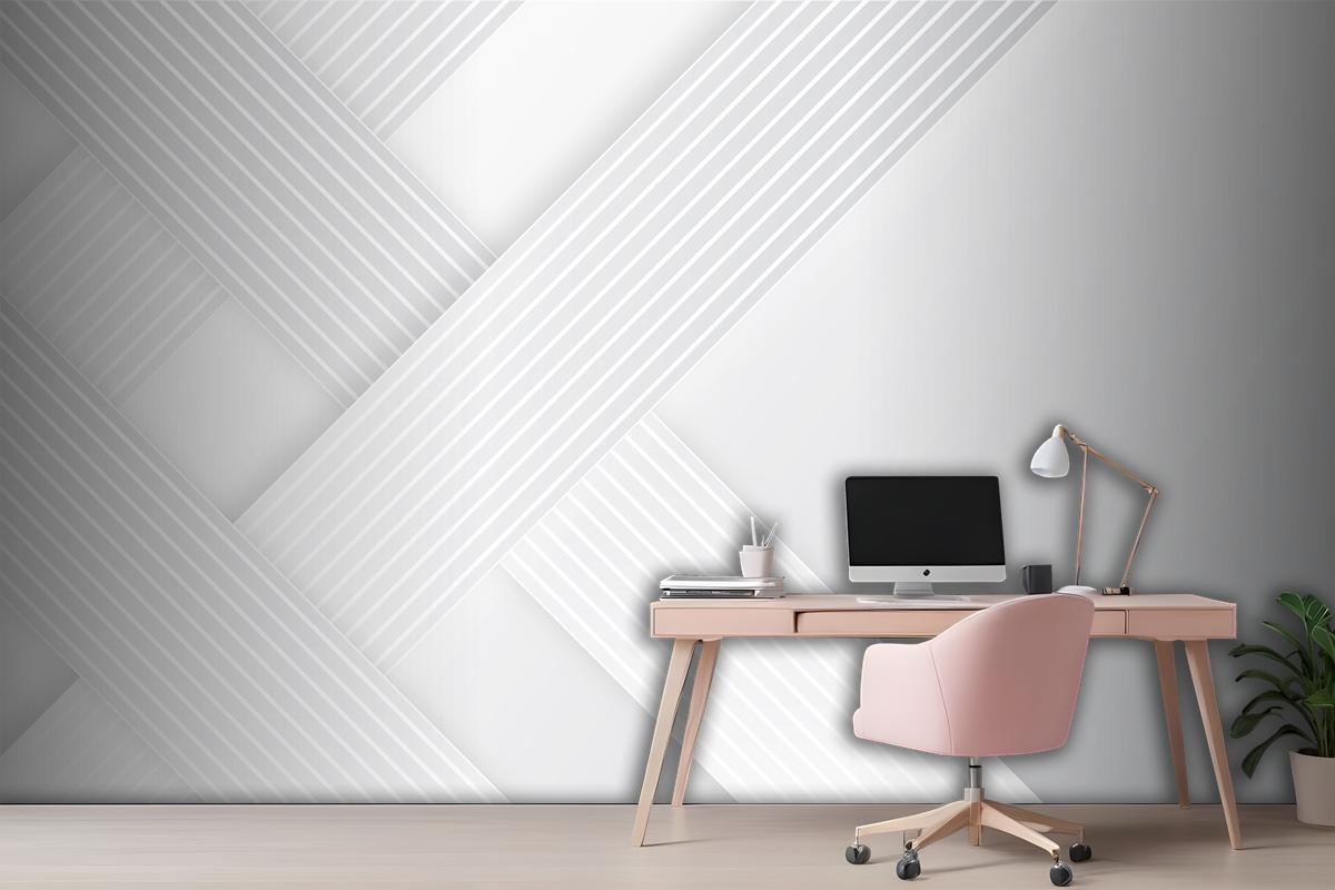 Paper Style Dynamic Lines Background Office Wallpaper Mural