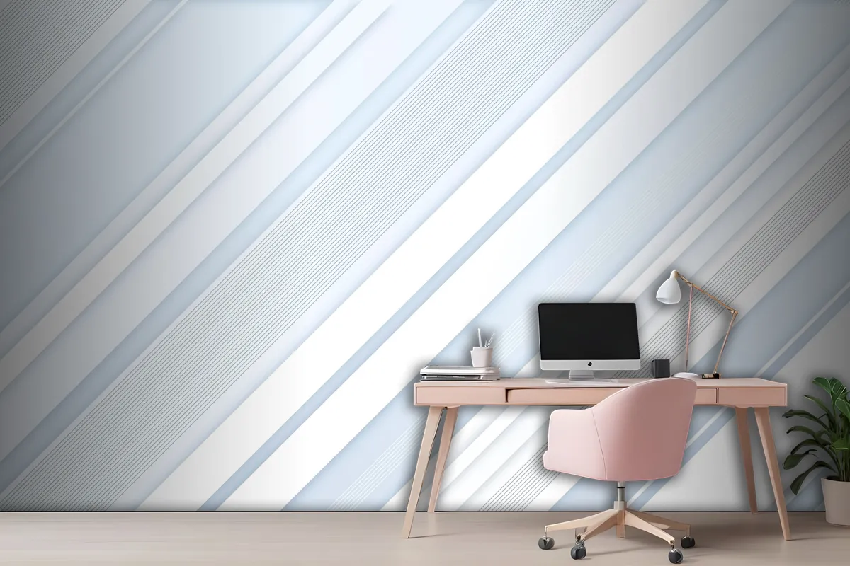 Paper Style Dynamic Lines Background Wallpaper Mural