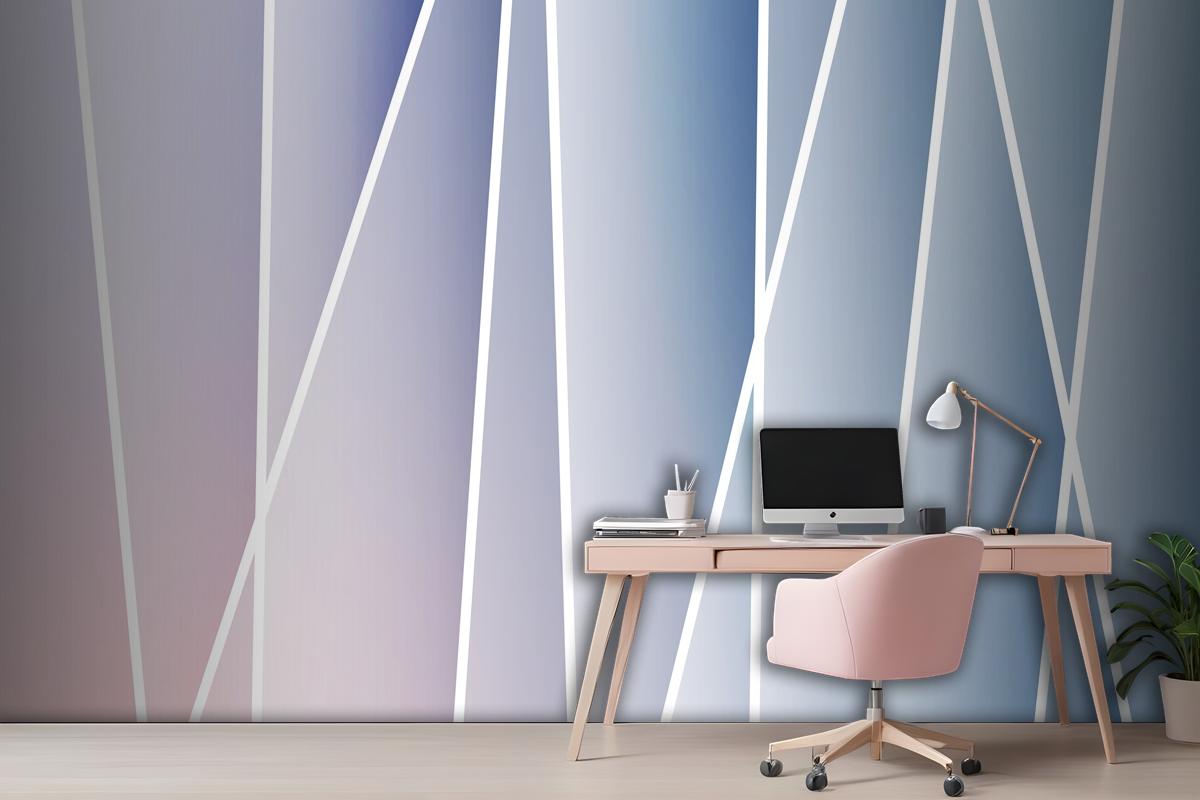 Abstract Pastel Soft Gradient Line Decorative Background Wallpaper Mural