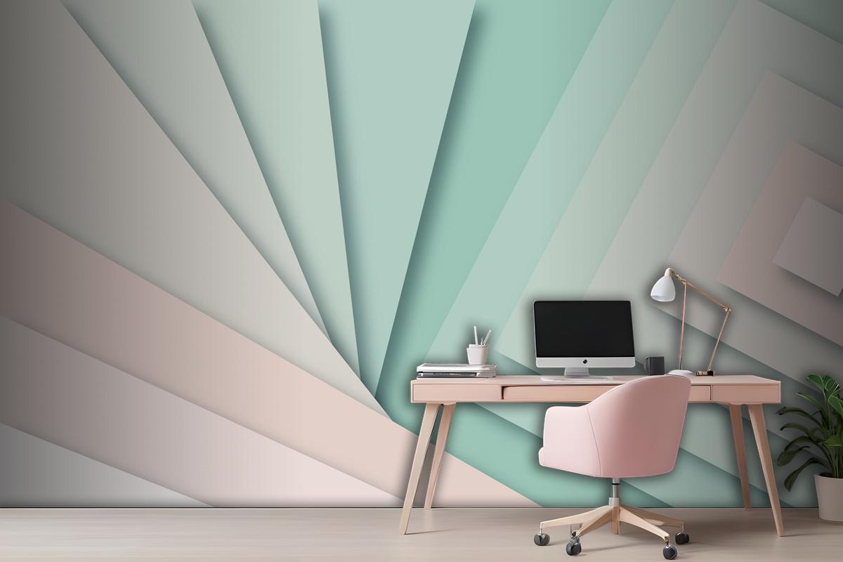 Paper Style Abstract Background Wallpaper Mural