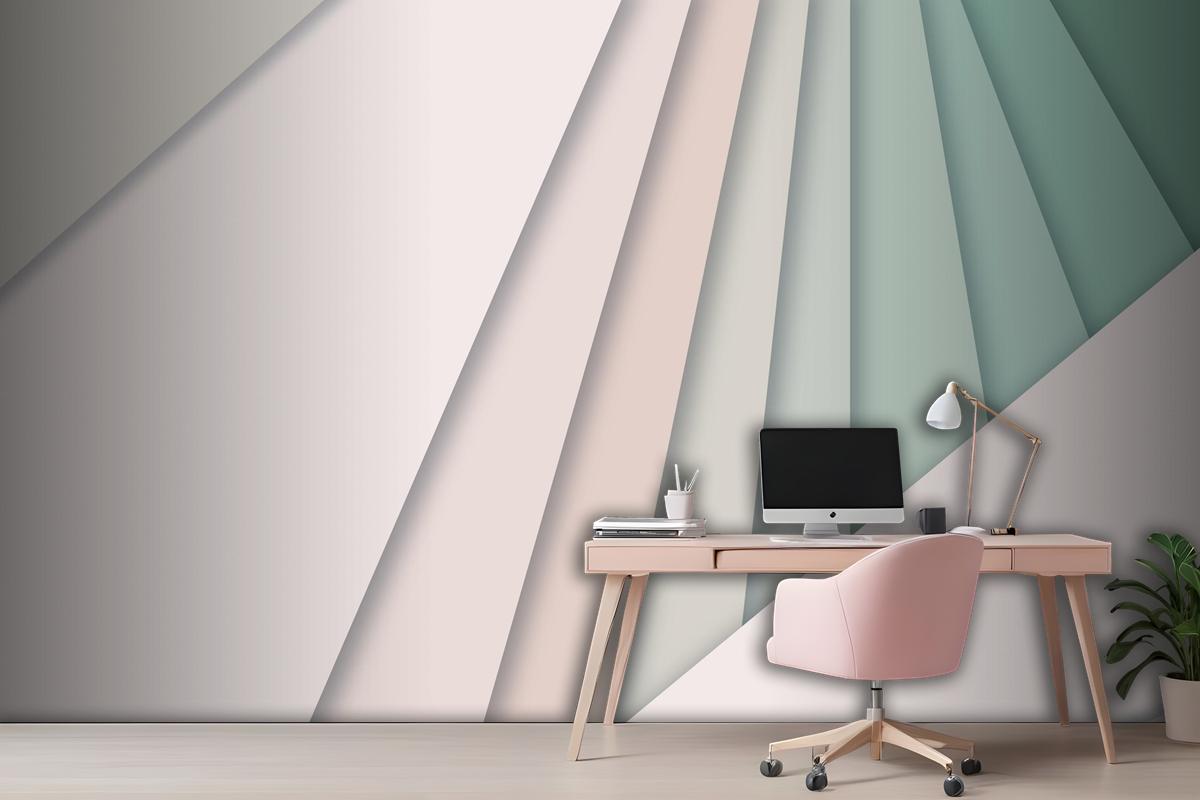 Paper Style Abstract Wallpaper Mural