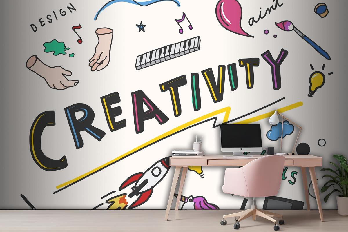 Creativity And Innovation Concept Wallpaper Mural