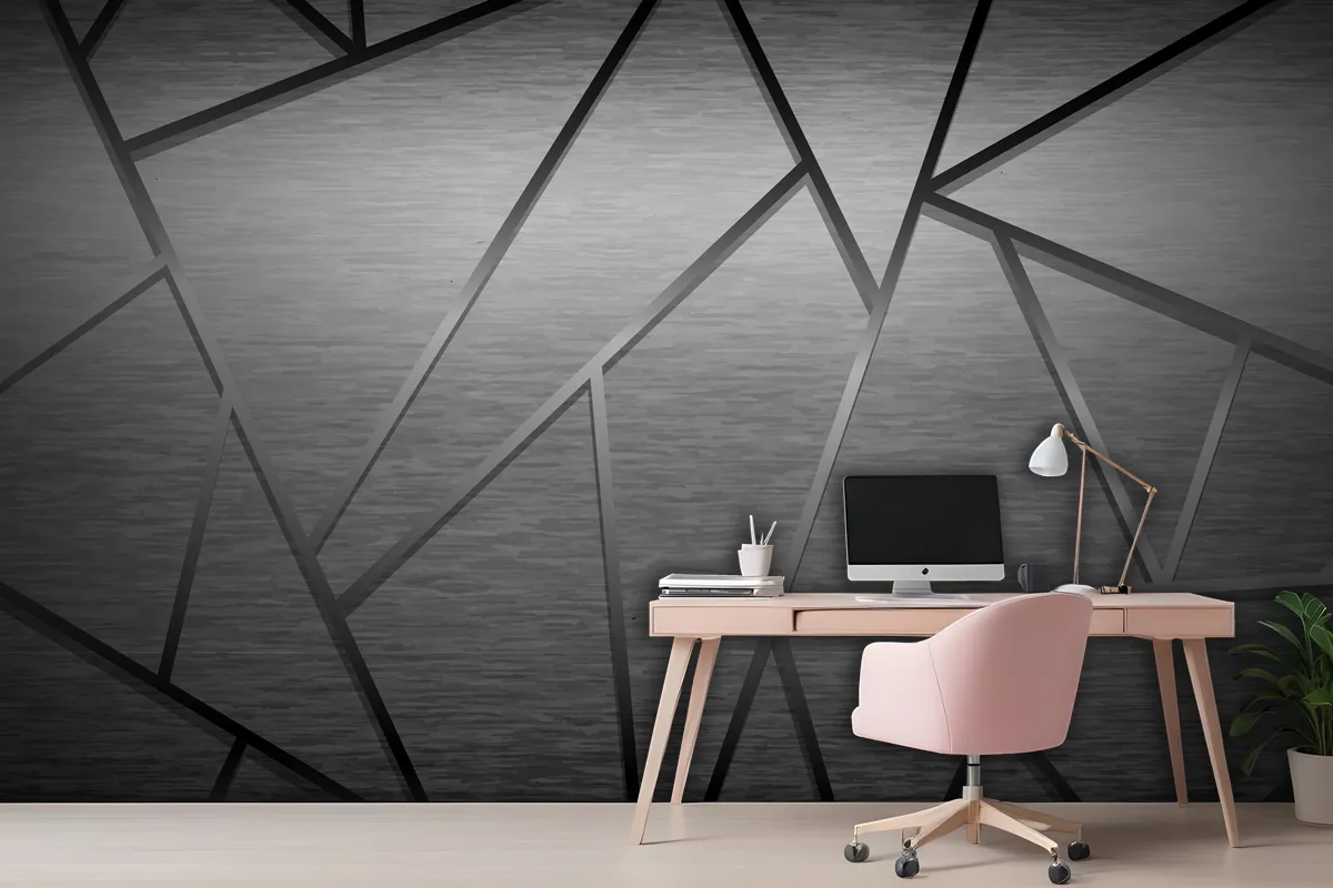 Geometrical Background Office Wallpaper Mural