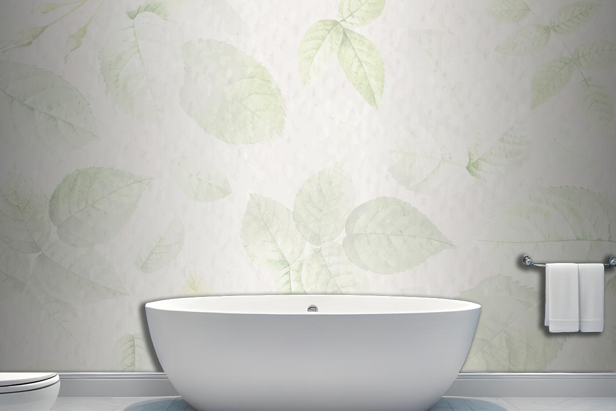 Green Foliage Background Wallpaper Mural