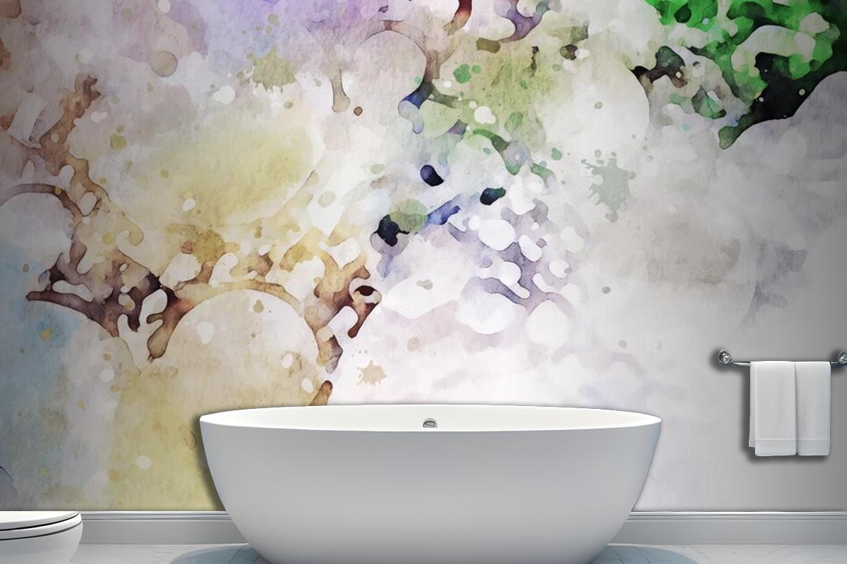 Pastel Texture Watercolour Background Wallpaper Mural