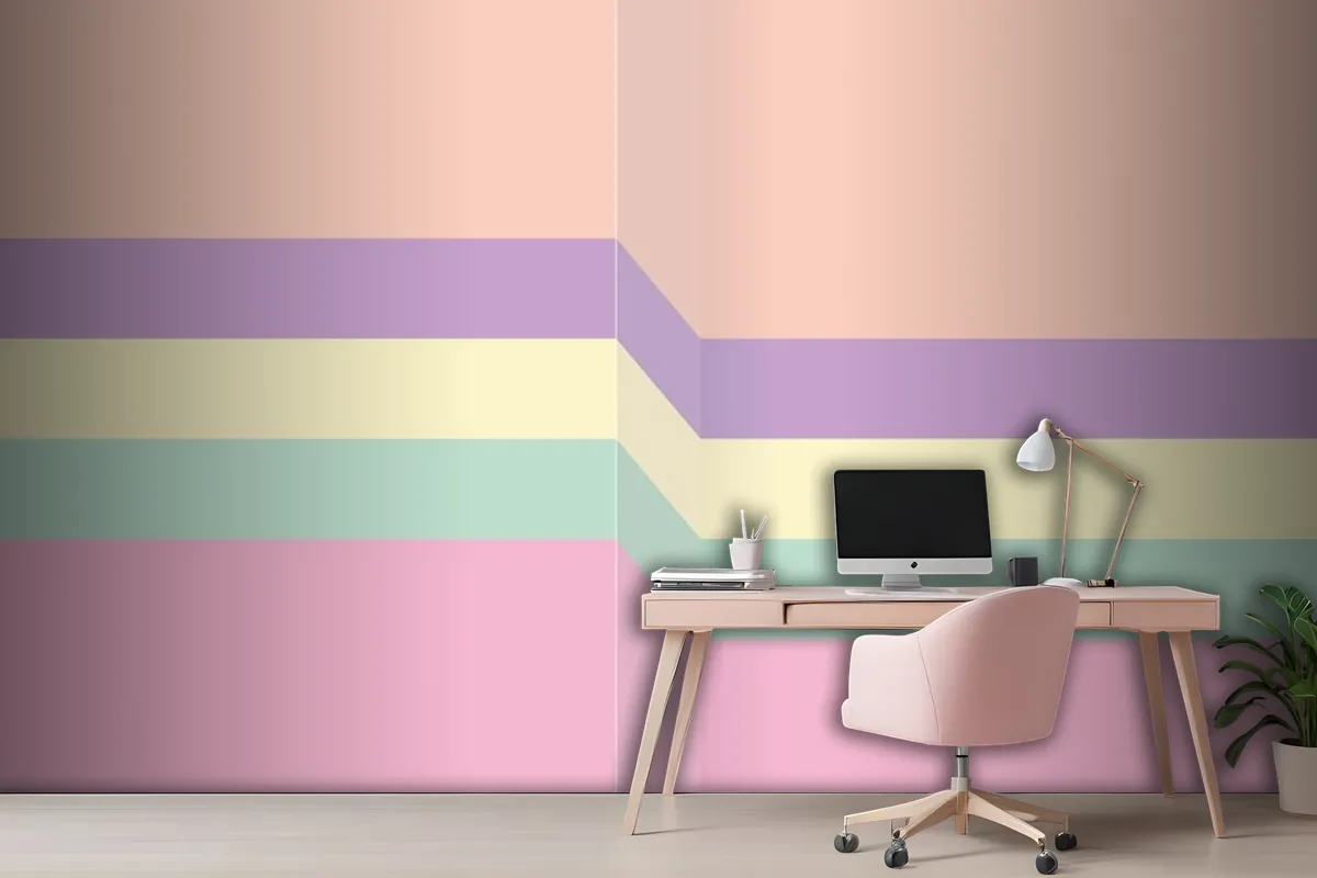 Abstract Colorful Wall Background Wallpaper Mural