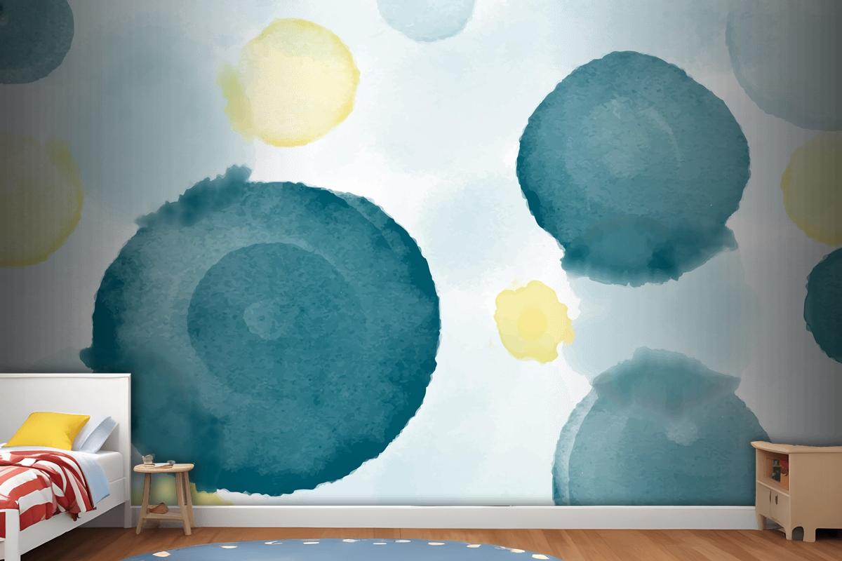 Abstract Watercolor Background Wallpaper Mural