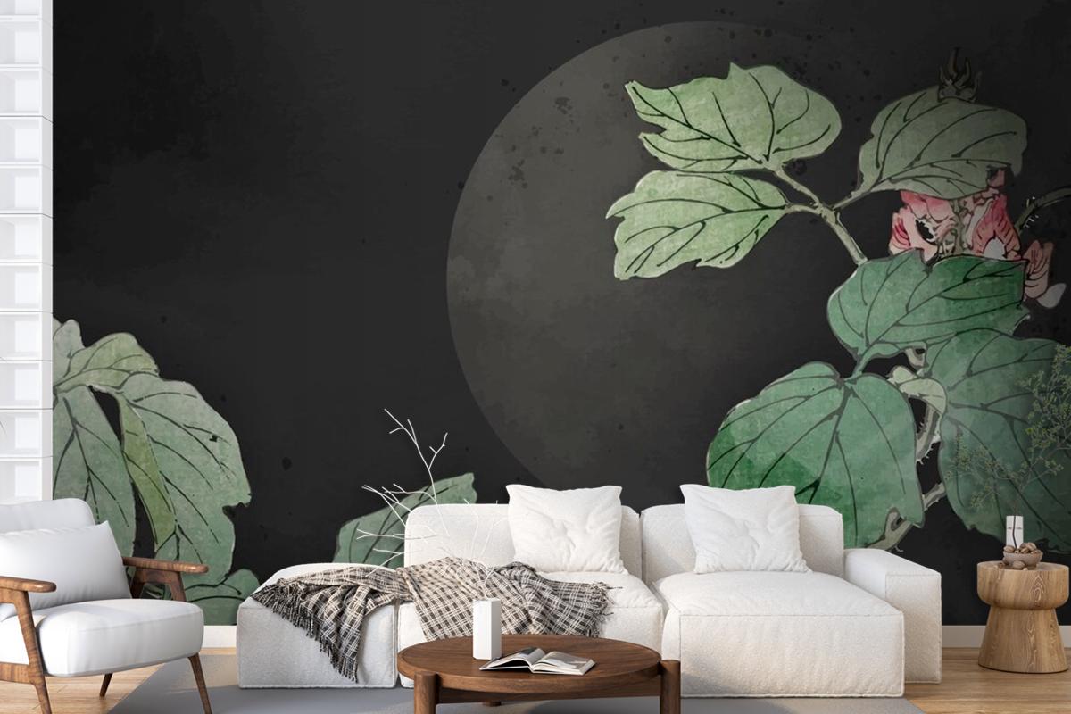 Blank Leafy Background Wallpaper Mural