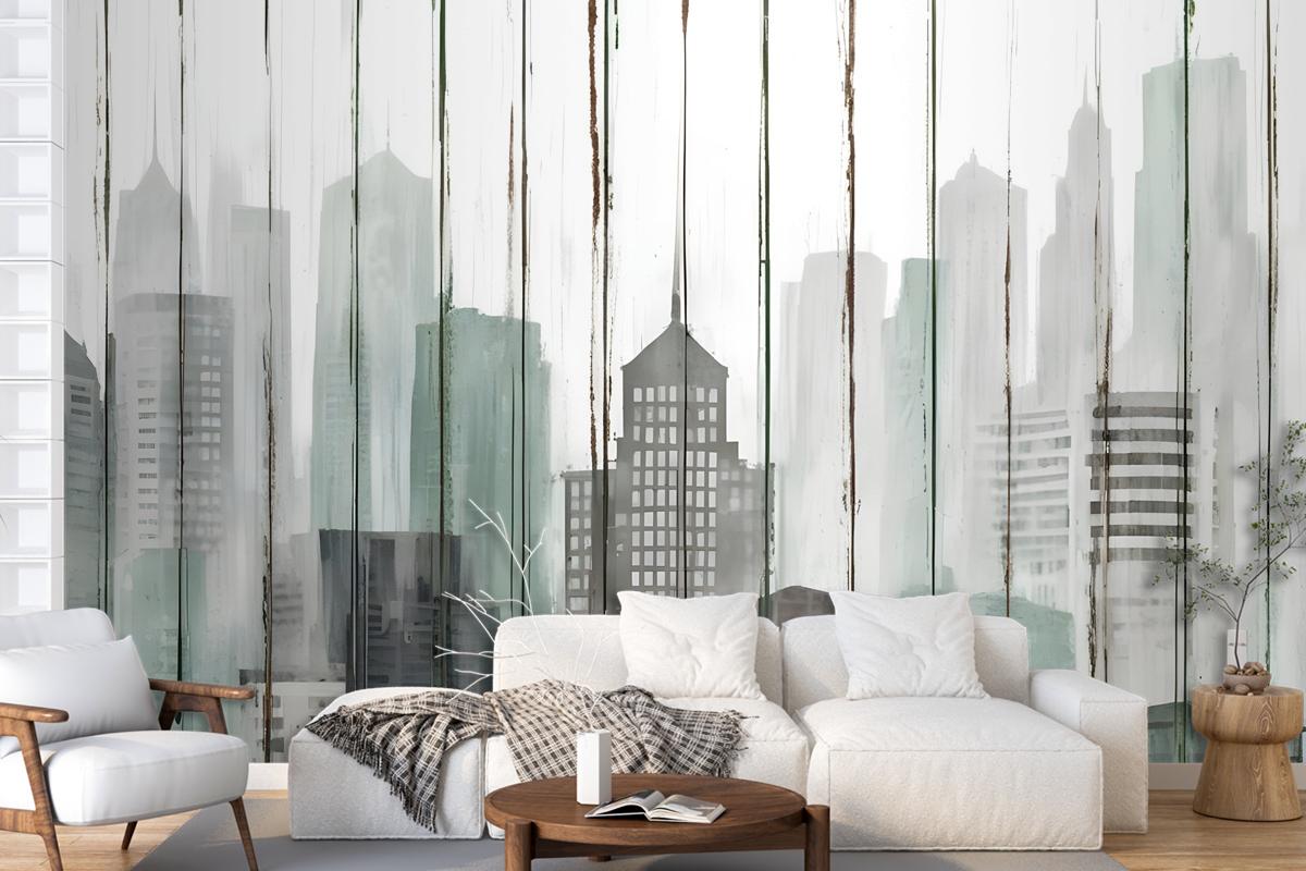 Cityscape Wallpaper Mural