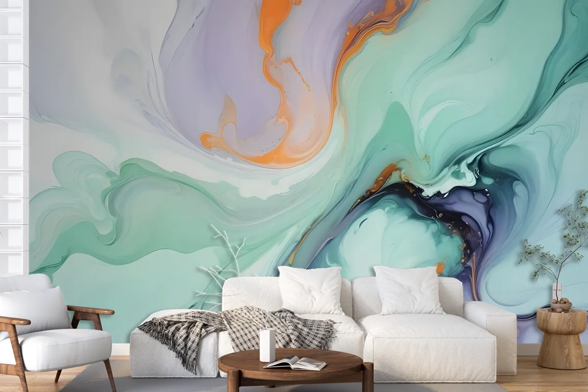 Colorful Marble Wallpaper Mural